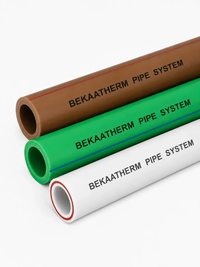 Bekaatherm green PPR pipe series for hot and cold water