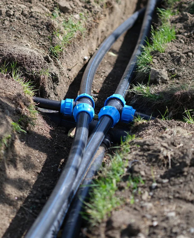 PPR manifold for underfloor heating distribution