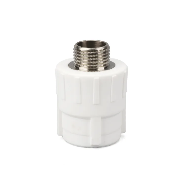 PPR male threaded fitting with brass insert