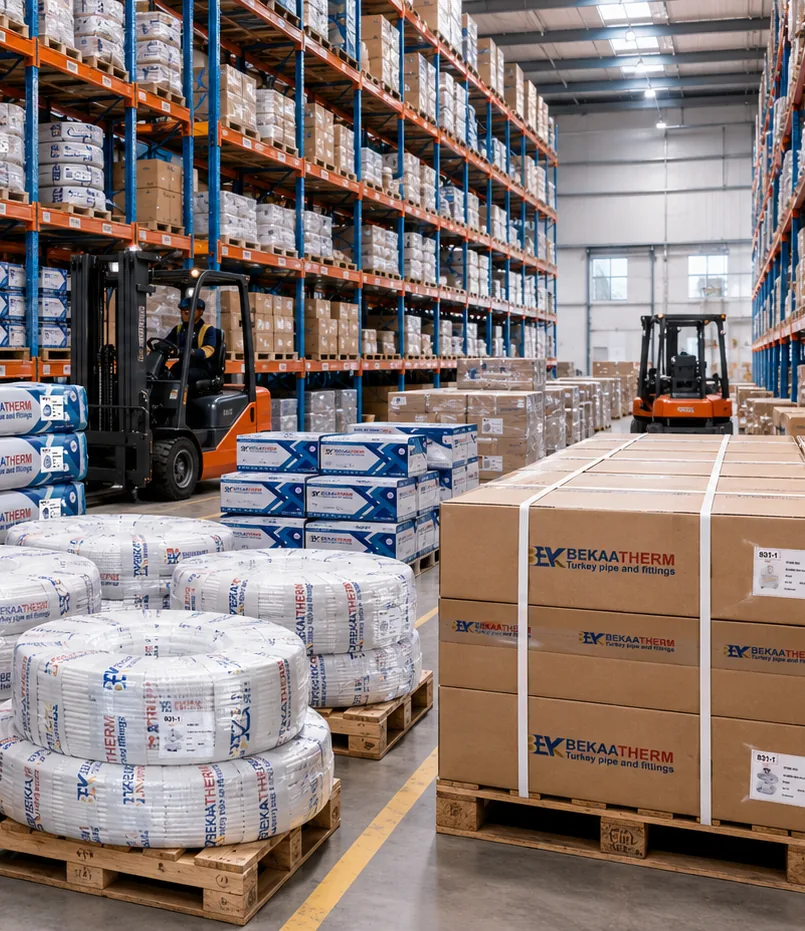 OEM and private label PPR pipe production on the factory floor