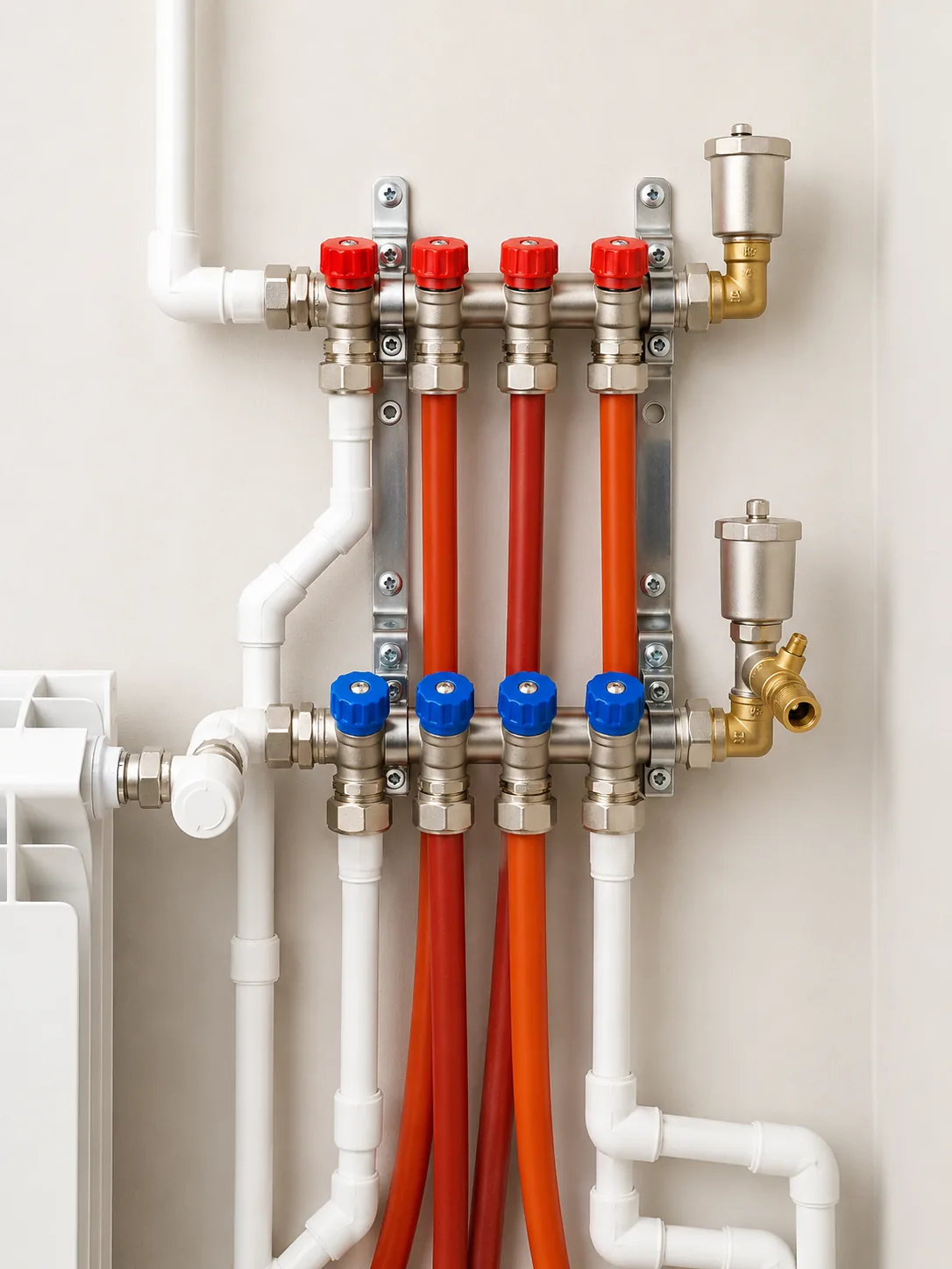 PPR pipe ceiling distribution for air conditioning
