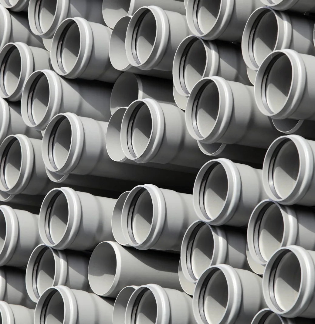 Bekaatherm piping range palletised for a mixed export container